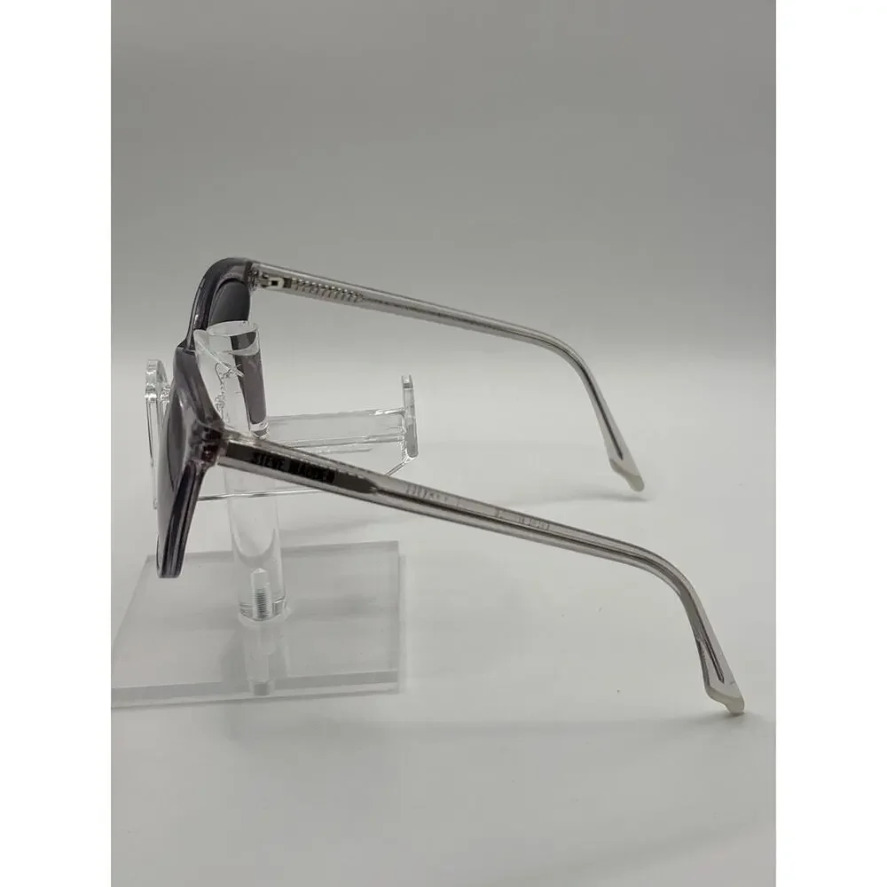 Steve Madden Insomnia Grey Crystal Sunglasses Purple Gradient Lens 55-17-140